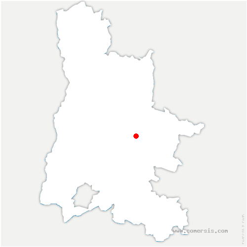 carte de localisation d'Ajoux