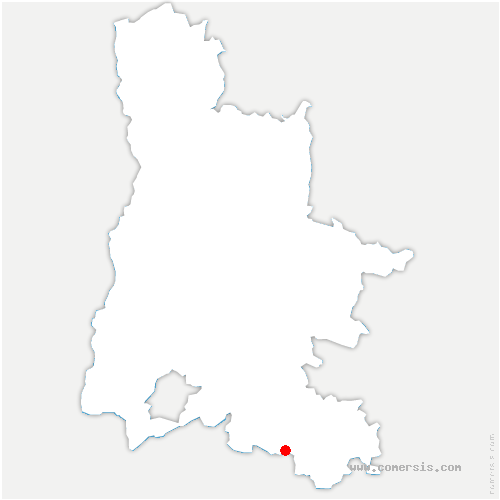 carte de localisation d'Ampuis