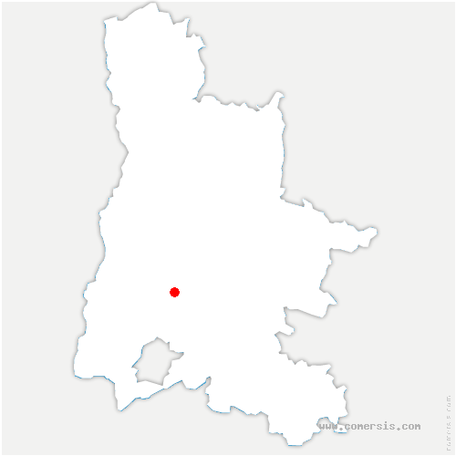 carte de localisation de Beauvoir-en-Royans