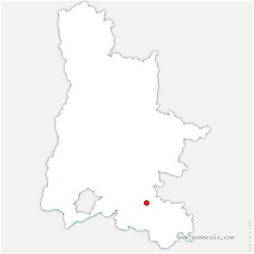 carte de localisation de Bellecombe-Tarendol