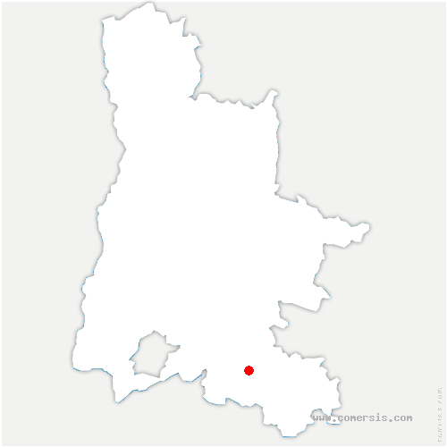 carte de localisation de Bésignan