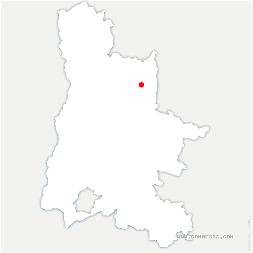 carte de localisation de Bouvante