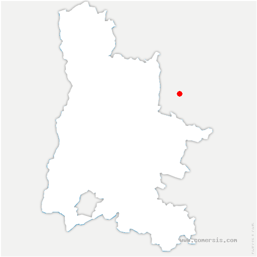 carte de localisation de Champis