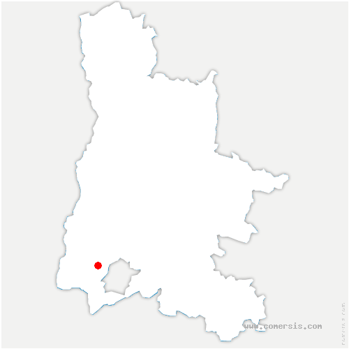 carte de localisation de Chantemerle-lès-Grignan