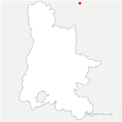 carte de localisation de Charnas