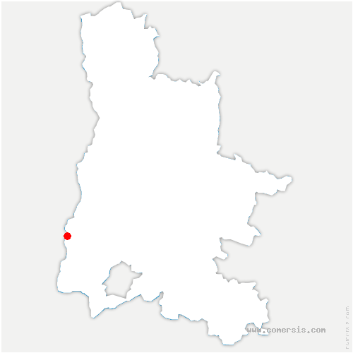 carte de localisation de Châteauneuf-du-Rhône