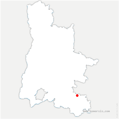 carte de localisation de Chauvac-Laux-Montaux