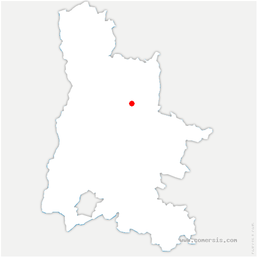 carte de localisation de Chirens