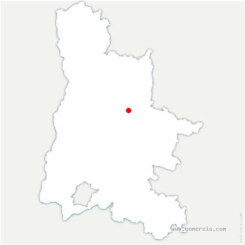 carte de localisation de Coublevie