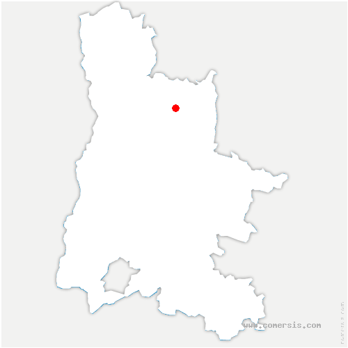 carte de localisation de Désaignes