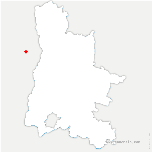 carte de localisation d'Eyzin-Pinet