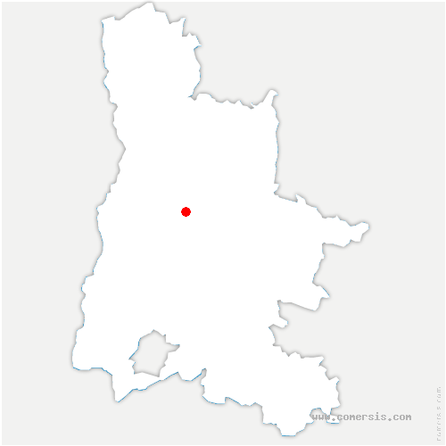 carte de localisation d'Izeaux