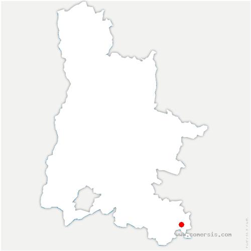 carte de localisation de Lachau