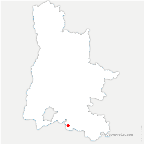 carte de localisation de Mérindol-les-Oliviers
