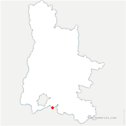 carte de localisation de Mirabel-aux-Baronnies