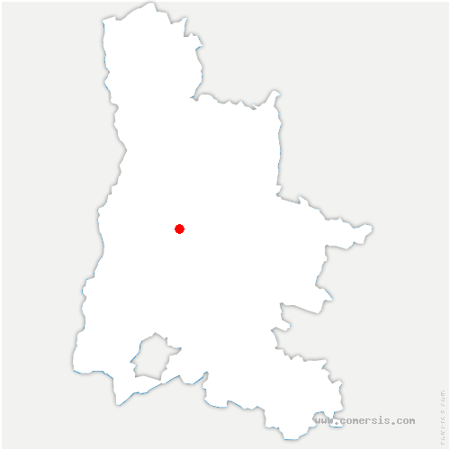 carte de localisation de Mirabel-et-Blacons
