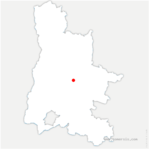 carte de localisation de Montaud