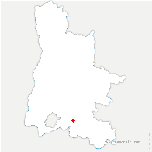 carte de localisation de Montaulieu