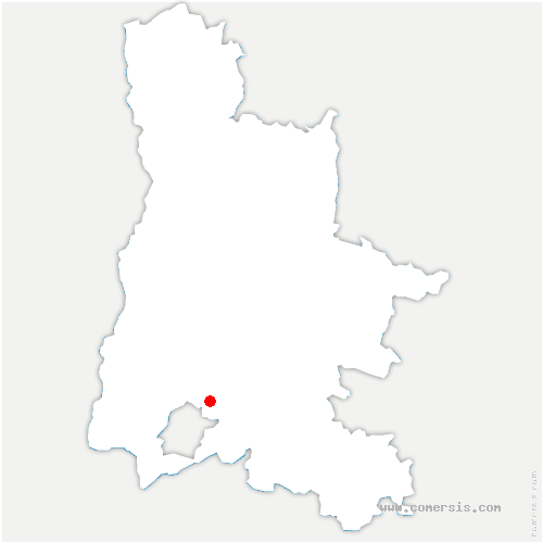 carte de localisation de Montbrison-sur-Lez