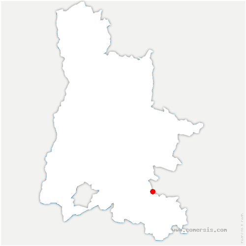carte de localisation de Montferrand-la-Fare
