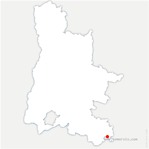 carte de localisation de Montfroc