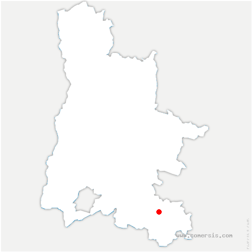 carte de localisation de Montguers