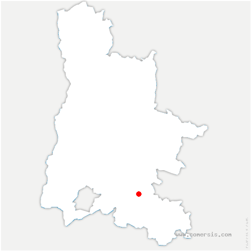 carte de localisation du Poët-Sigillat