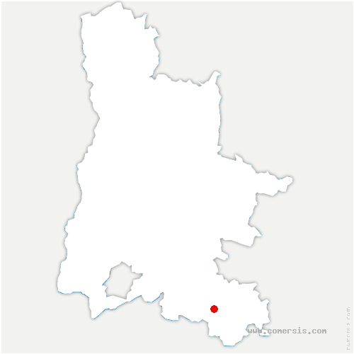 carte de localisation du Poët-en-Percip