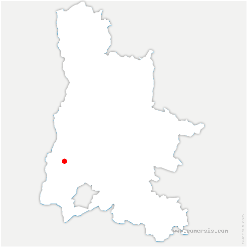 carte de localisation de Puygiron