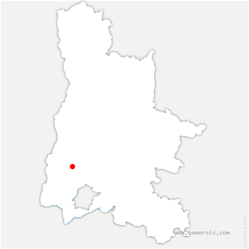 carte de localisation de Rochefort-en-Valdaine