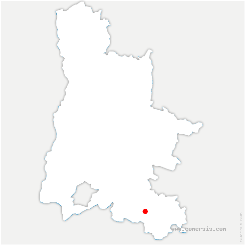 carte de localisation de la Rochette-du-Buis