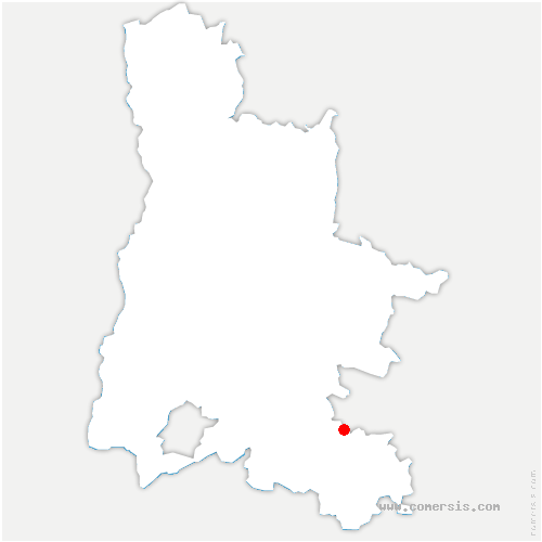 carte de localisation de Roussieux