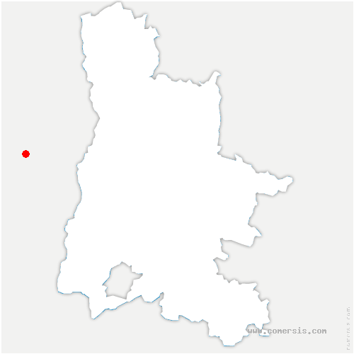 carte de localisation de Roussillon