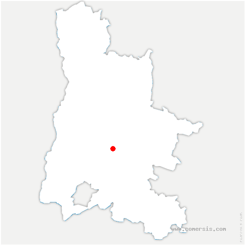 carte de localisation de Rovon