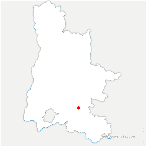 carte de localisation de Sahune