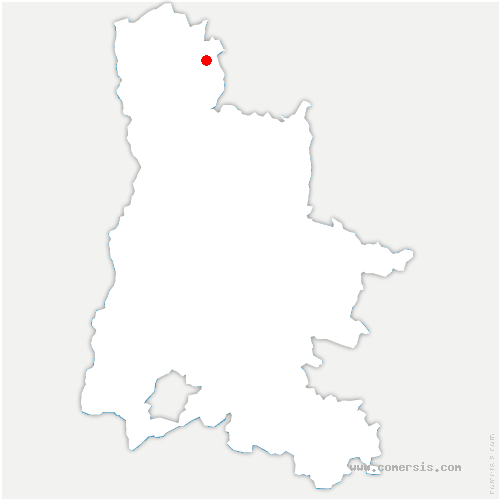 carte de localisation de Saint-Bonnet-de-Valclérieux