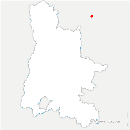 carte de localisation de Saint-Étienne-de-Valoux