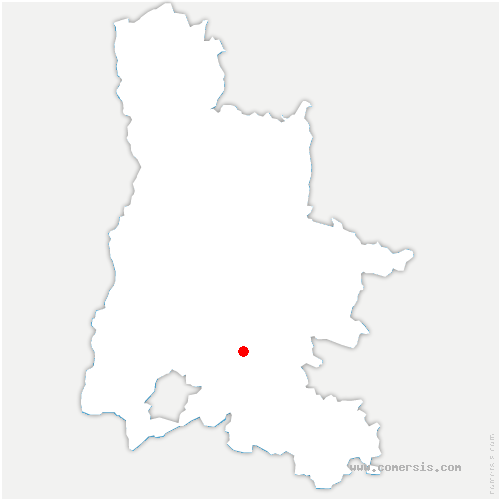 carte de localisation de Saint-Ferréol-Trente-Pas