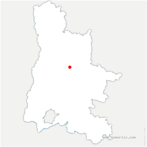 carte de localisation de Saint-Genest-Lachamp