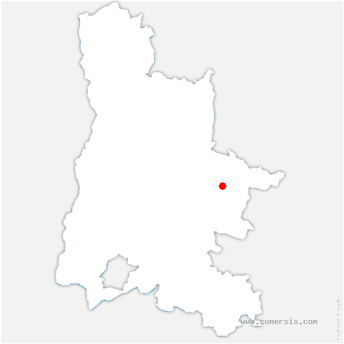 carte de localisation de Saint-Julien-en-Saint-Alban