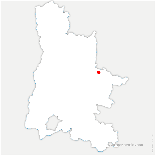 carte de localisation de Saint-Julien-le-Roux