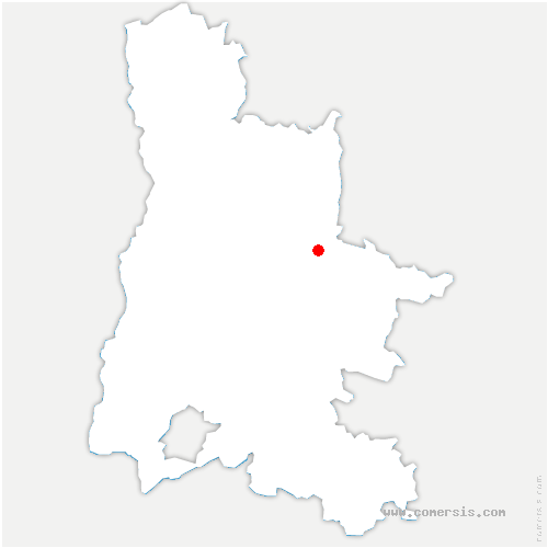 carte de localisation de Saint-Maurice-en-Chalencon