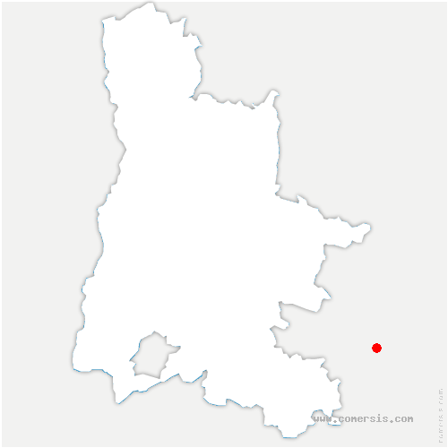 carte de localisation de Saint-Michel-sur-Rhône