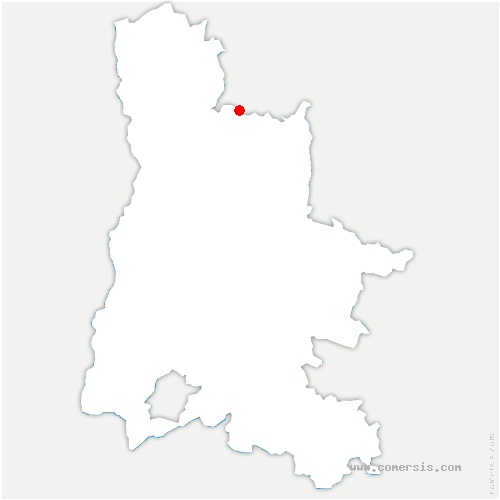carte de localisation de Saint-Nazaire-en-Royans