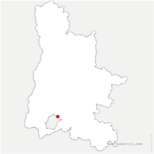 carte de localisation de Saint-Pantaléon-les-Vignes
