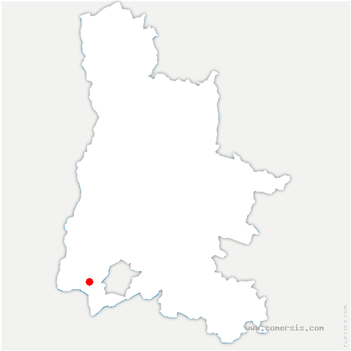 carte de localisation de Saint-Restitut