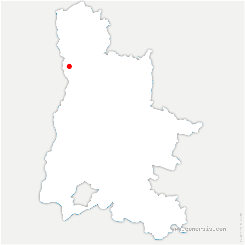 carte de localisation de Saint-Roman-de-Malegarde