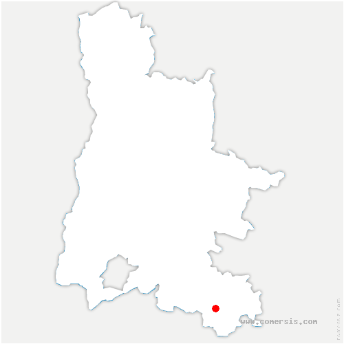 carte de localisation de Sainte-Colombe