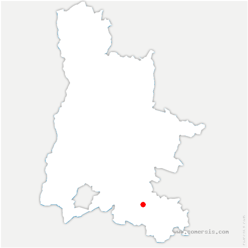 carte de localisation de Sainte-Euphémie-sur-Ouvèze