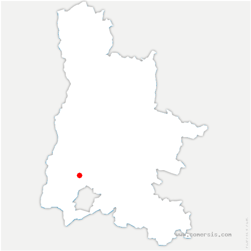 carte de localisation de Salles-sous-Bois